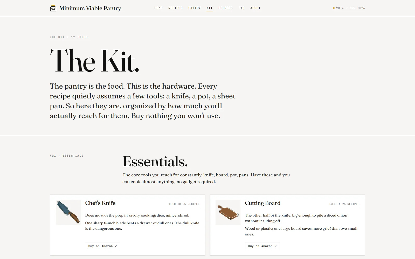 Minimum Viable Pantry screenshot 2