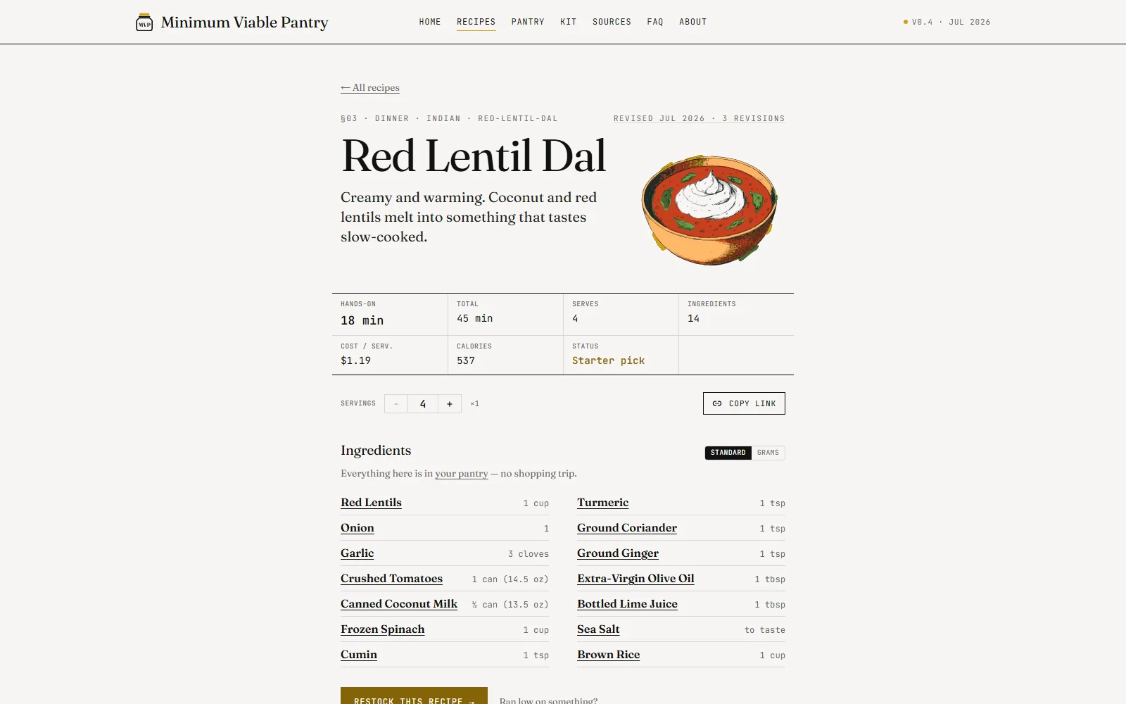Minimum Viable Pantry screenshot 4