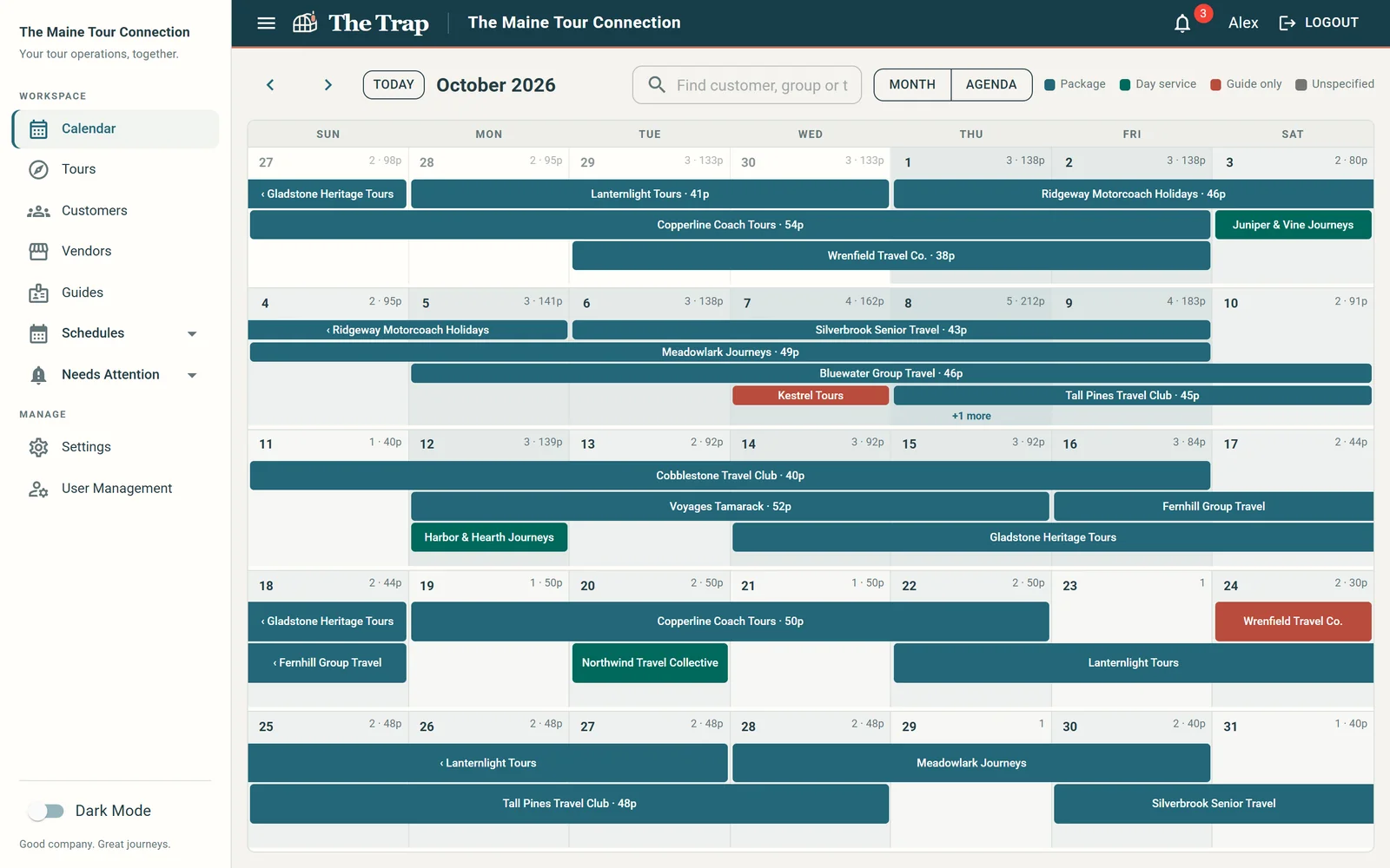 Tour Receptive CRM screenshot 1