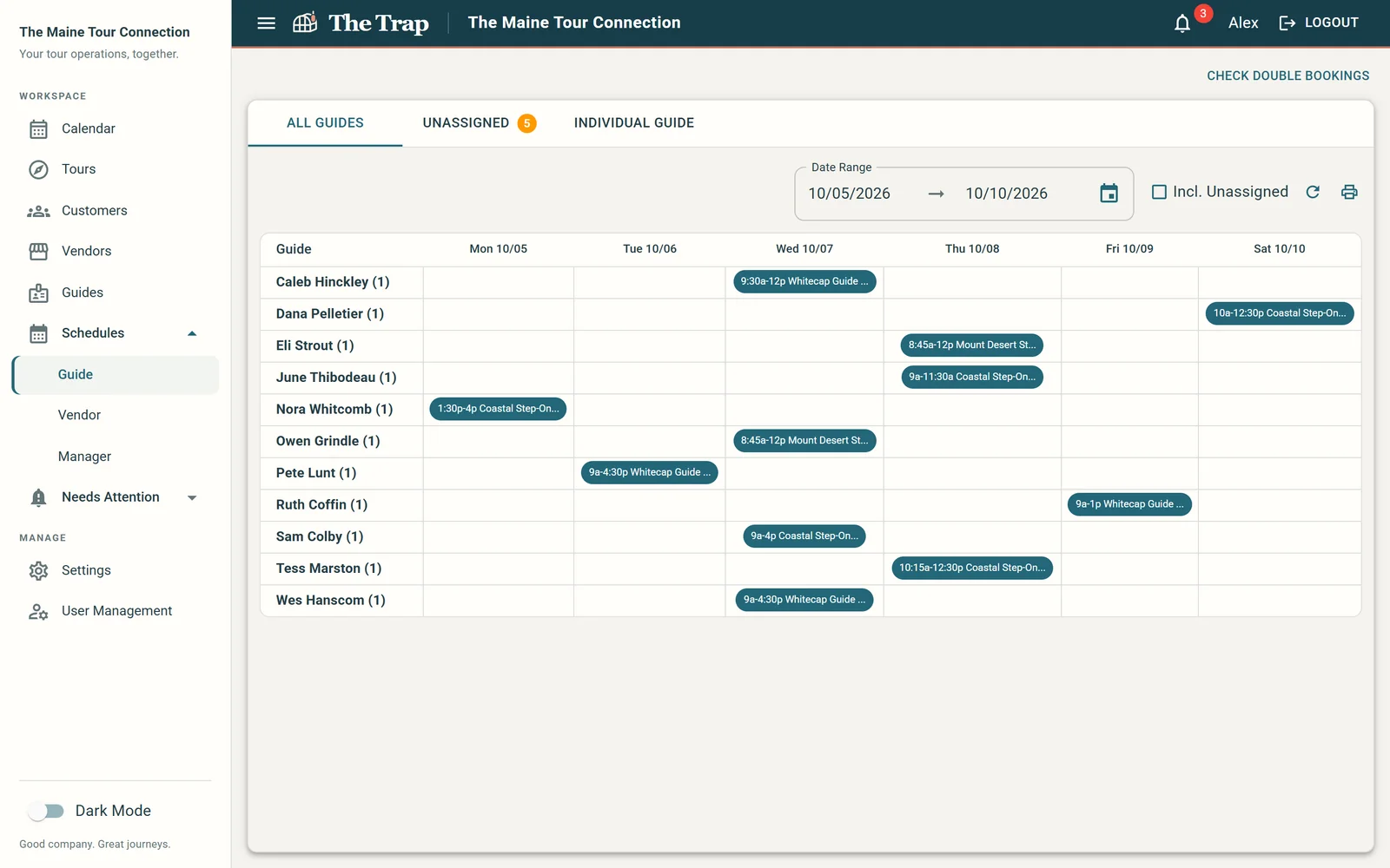 Tour Receptive CRM screenshot 1